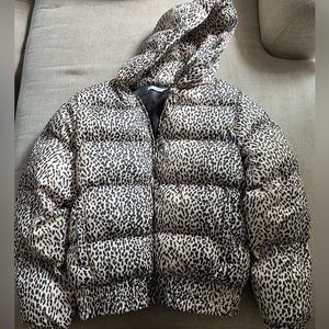 Cheetah print puffer jacket, from Adika (European website), Size- Medium
